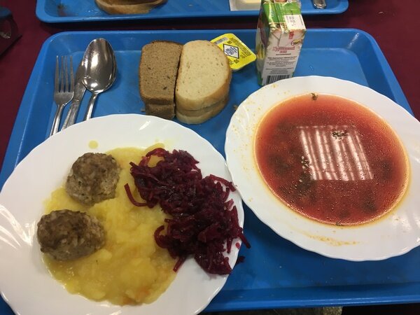 а вот так обед