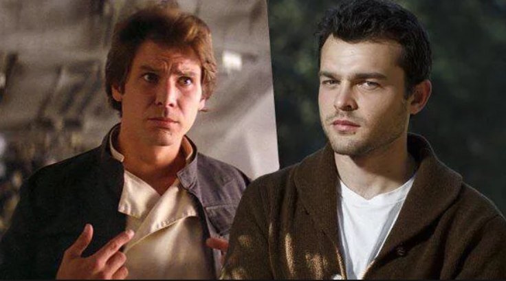 Харрисон Форд и Олден Эренрайк