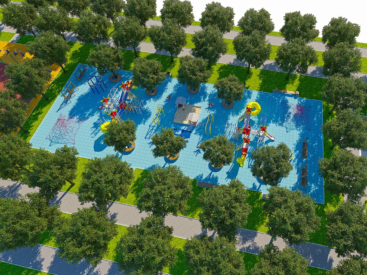 Прогулочный бульвар в ЖК "Ясная Поляна". Начало строительства запланировано на 2021 год.