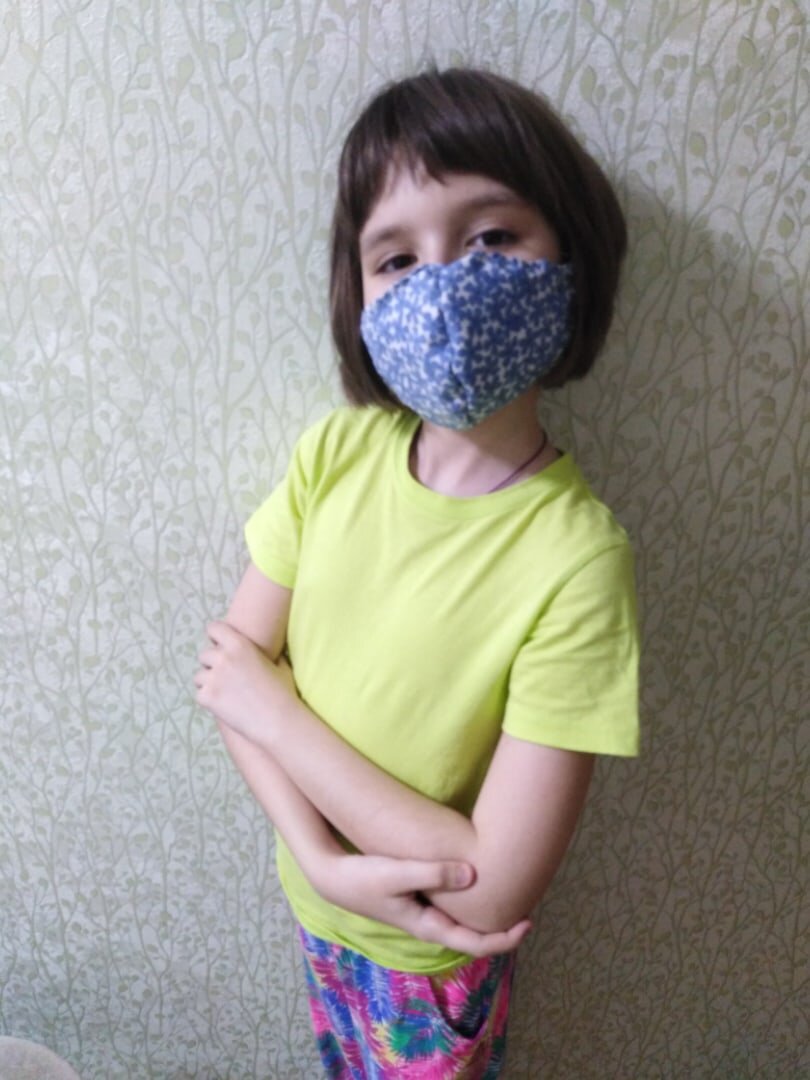 Я в сделанной маске