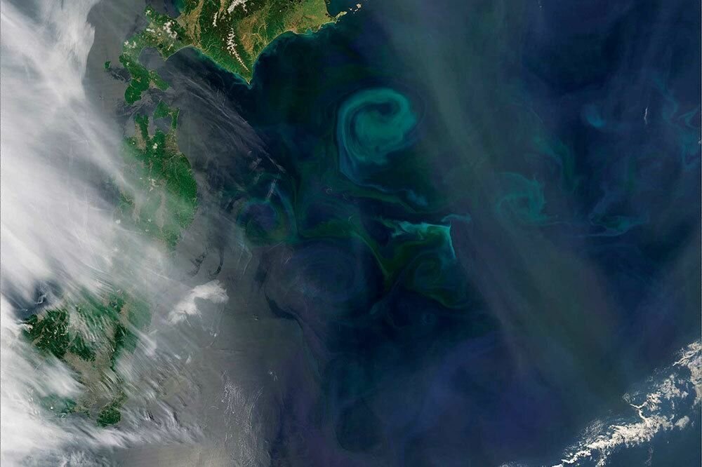 Тихий океан осадки. Куросио водоворот. Тихий океан вид из космоса. Тихий океан из космоса HD. Вихрь в океане Спутник.