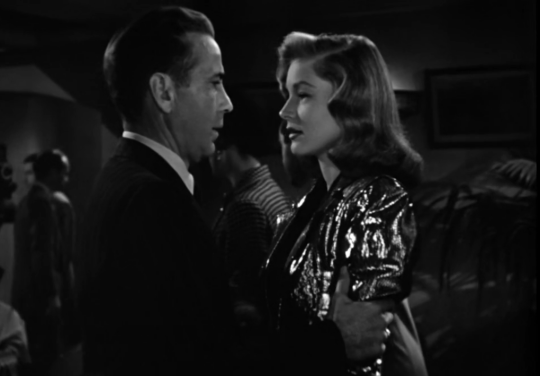 Хамфри Богарт и Лорен Бэколл в нуаре "Глубокий сон"