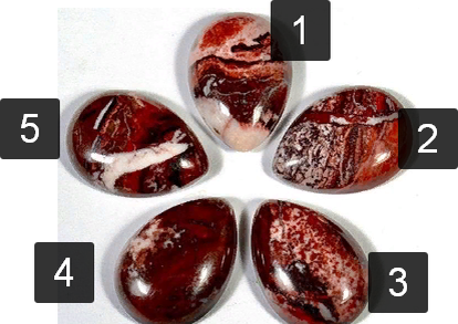 Выбрать одну из 5-и позиций