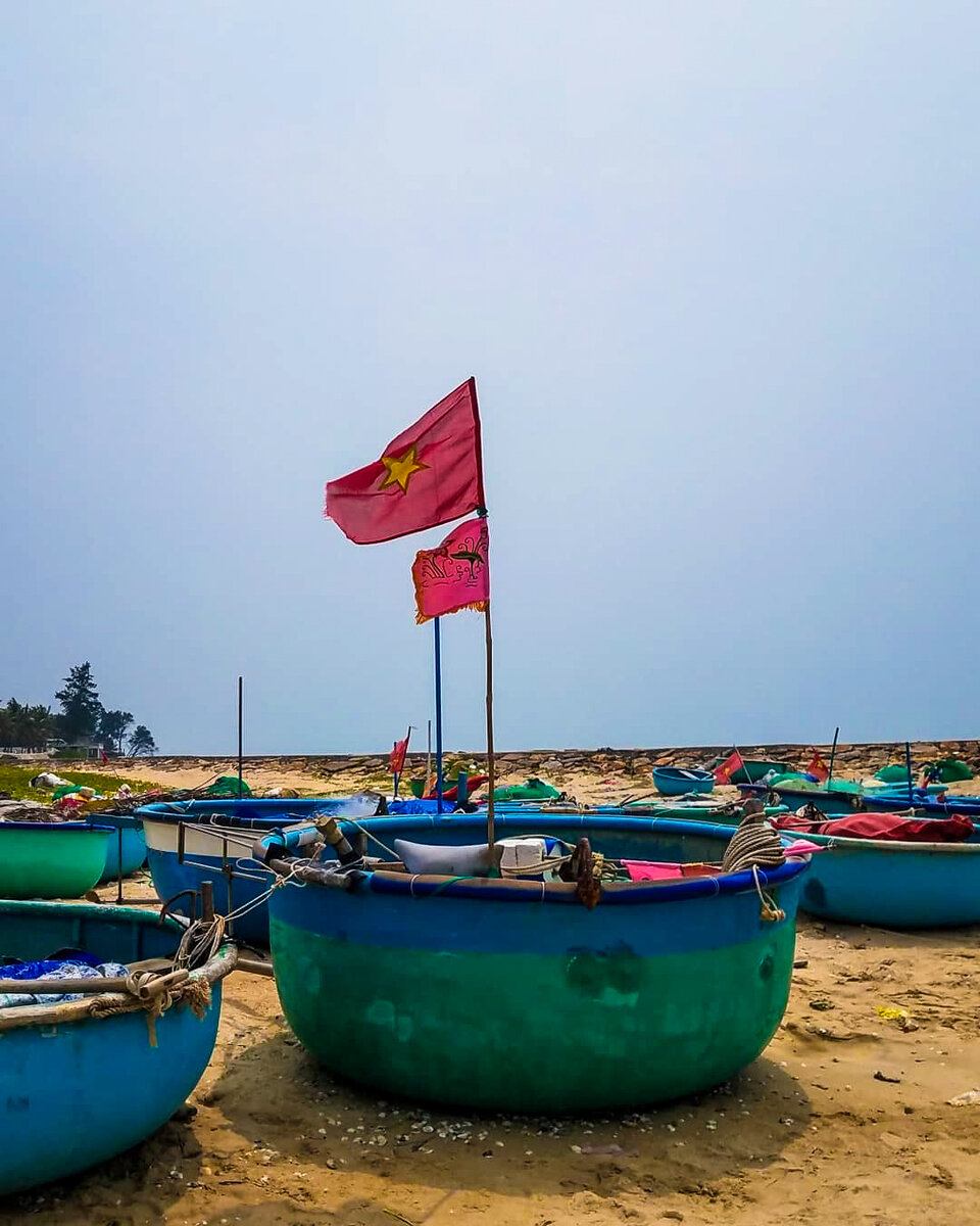 Рыбацкие лодки в Муйне.