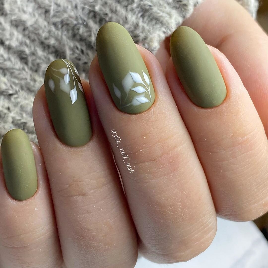 Коллекция фото "Весенний маникюр" модные тенденции Green nails, Manicure, Green 