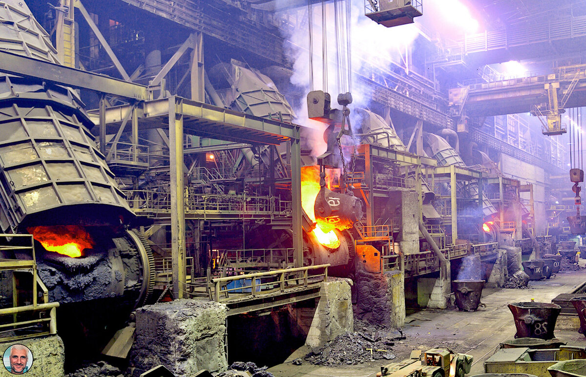НГМК (фото из плавильного цеха)
