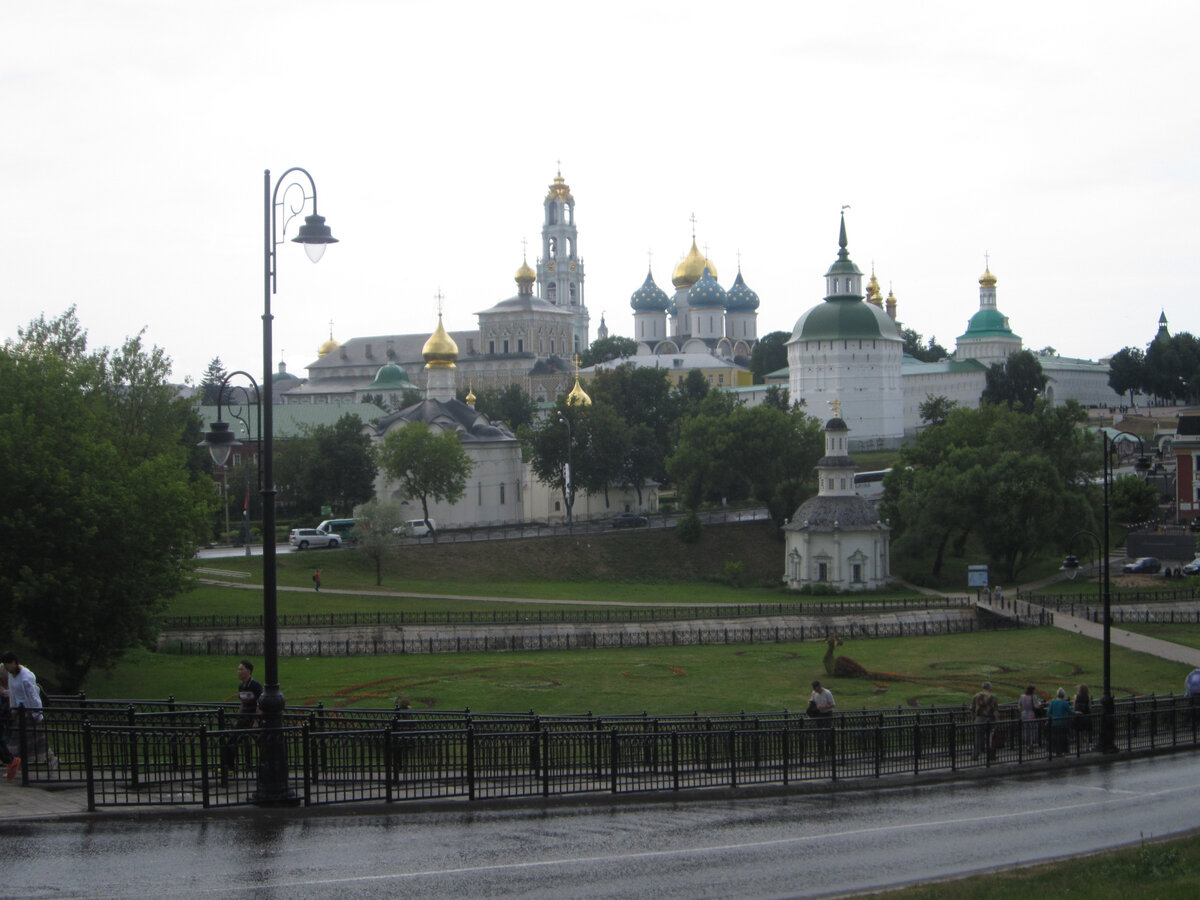 вид с Блинной горы на Лавру, 2018 год