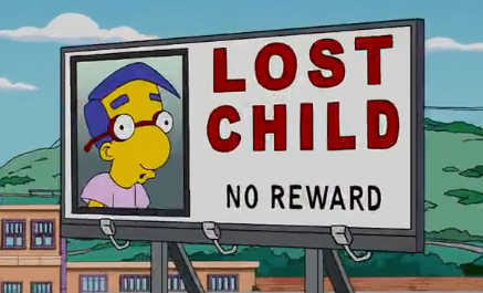 Пропал ребенок. Вознаграждение не назначено //Симпсоны (The Simpsons), s20e11 © 20th Century Fox Film Corporation