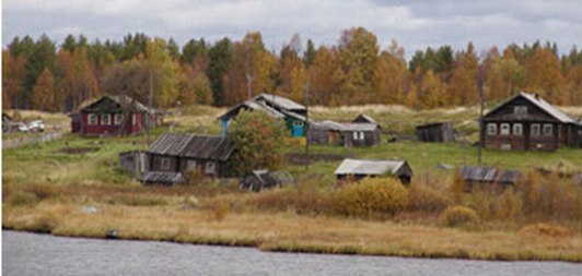 Деревня в Беломорской Карелии