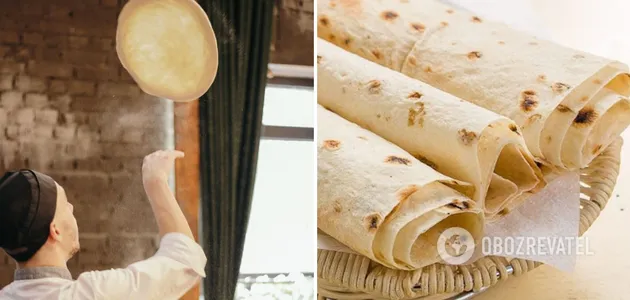 Домашний лаваш для любимых блюд