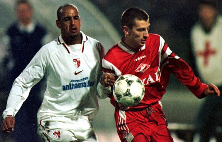 Матч 1/32 финала Кубка Уефа, между Спартаком и Сьоном