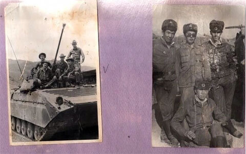 Фото из армейского альбома Бахи Фестиваля