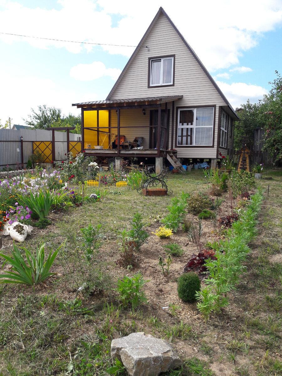 Таким сад стал через 2 года