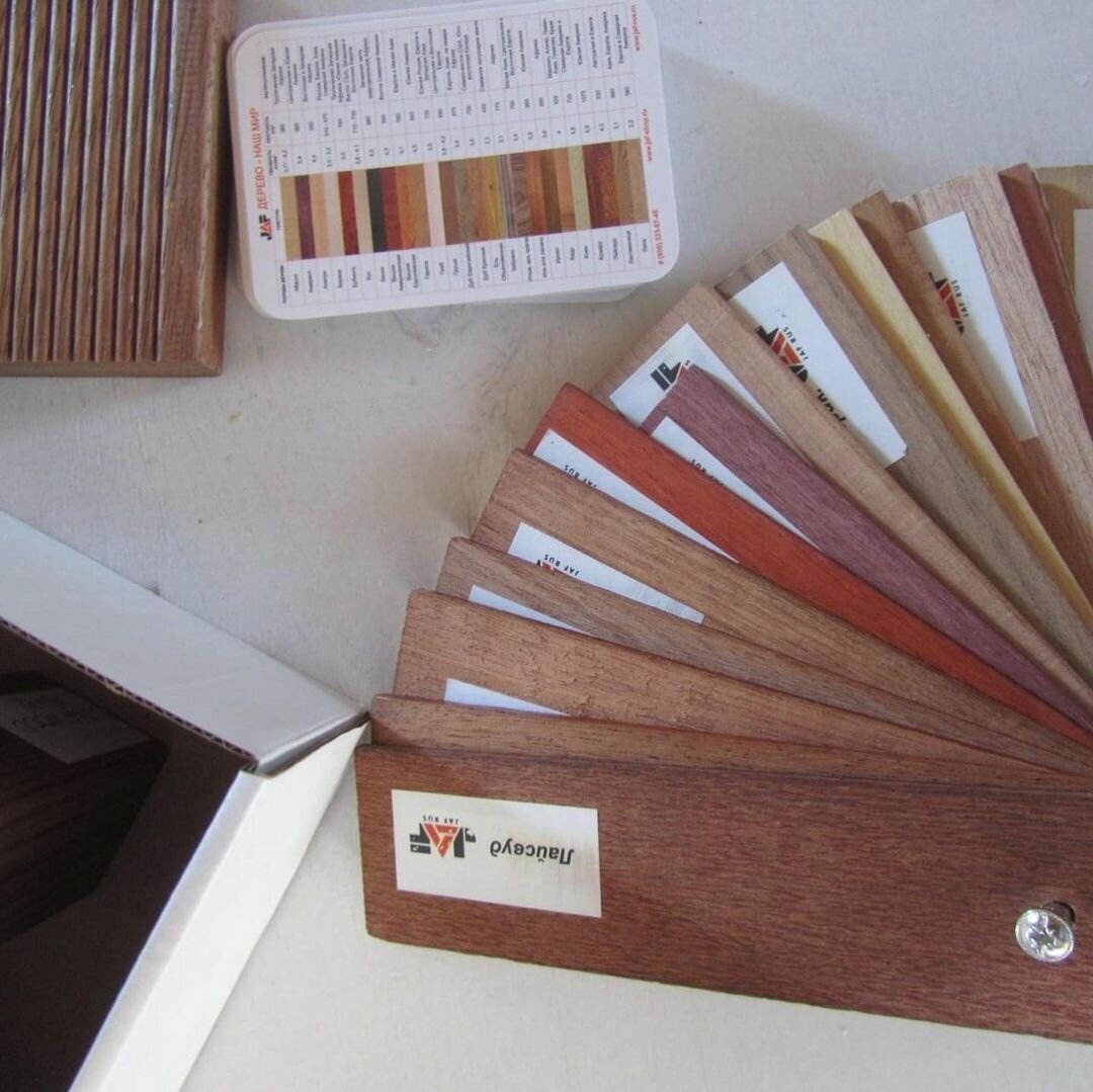 Образцы древесины от компании JAF