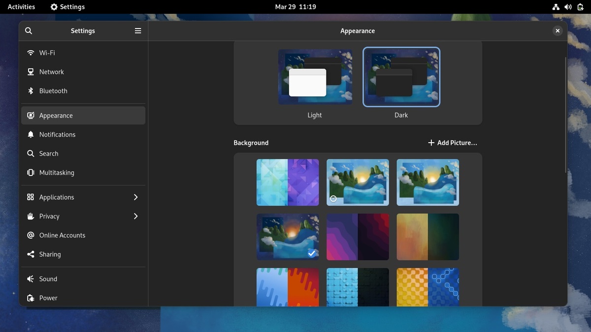 Встроенные настройки кастомизации в Gnome 42 чуть расширились.