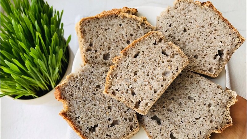 Хлеб из зелёной гречки