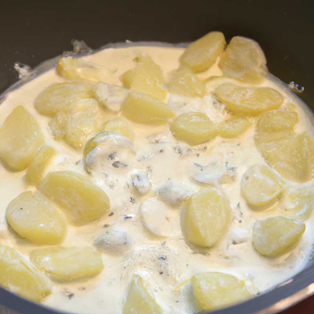 Картофель со сметаной и сыром на сковороде - пошаговый рецепт с фото на malino-v.ru