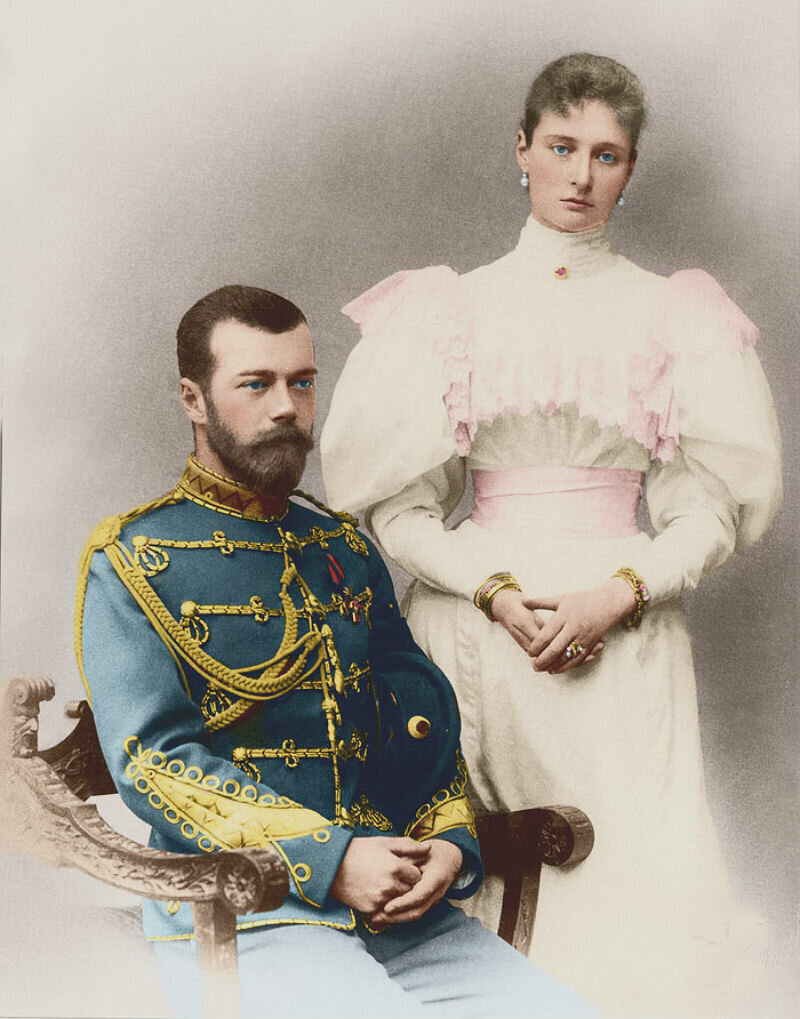 Император Николай II и императрица Александра Фёдоровна