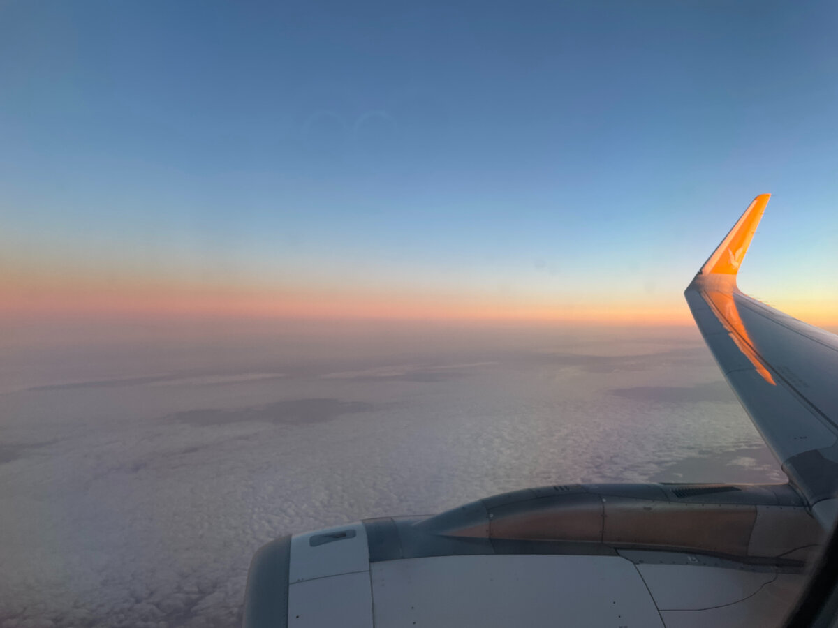 Рассвет в небе