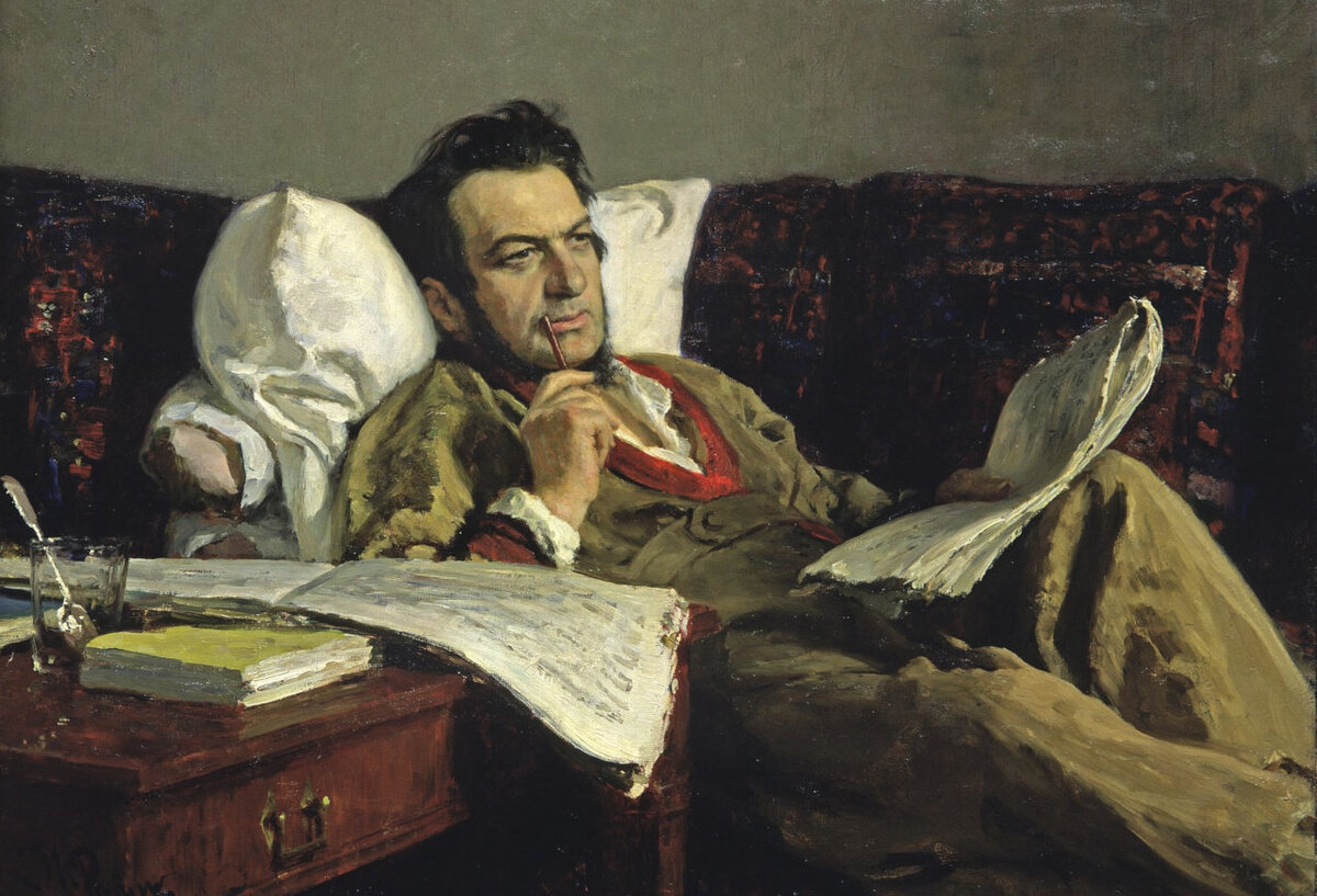 Илья Ефимович Репин. Портрет М.И.Глинки. 1887 г.