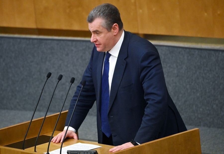    Руководитель фракции ЛДПР в Государственной Думе РФ Леонид Слуцкий © Владимир Федоренко/РИА Новости