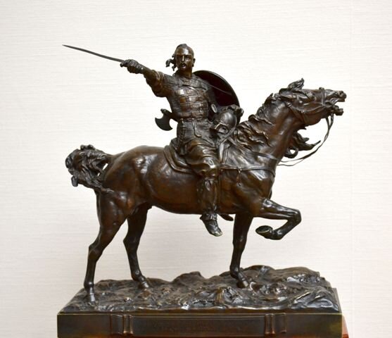 Святослав. Скульптурное изображение работы Евгения Лансере. 1886 г. Фото из интернета.