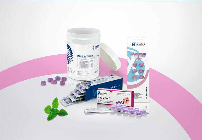 Индикация зубного налёта в форме таблеток