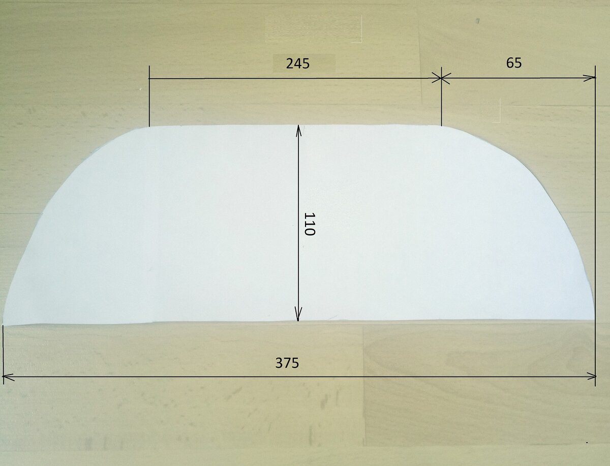 Передняя часть (верх)