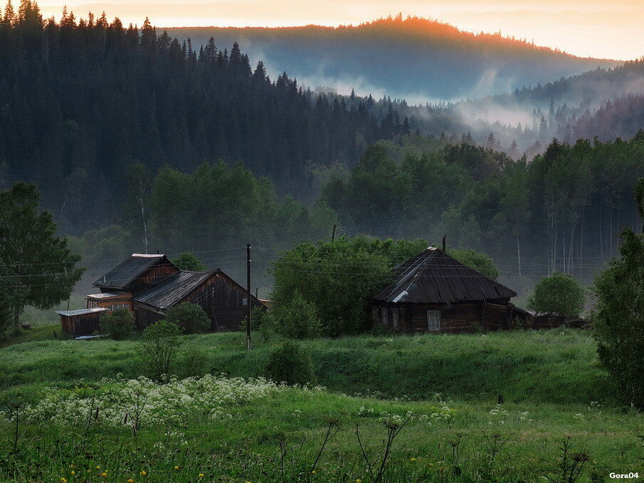 Южный Урал деревеньки