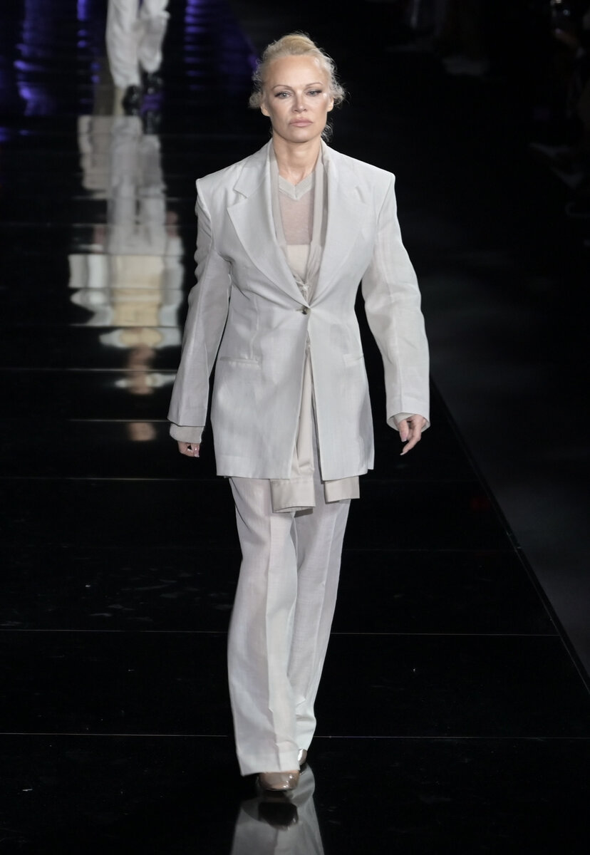    Памела Андерсон на показе Hugo BossGetty Images