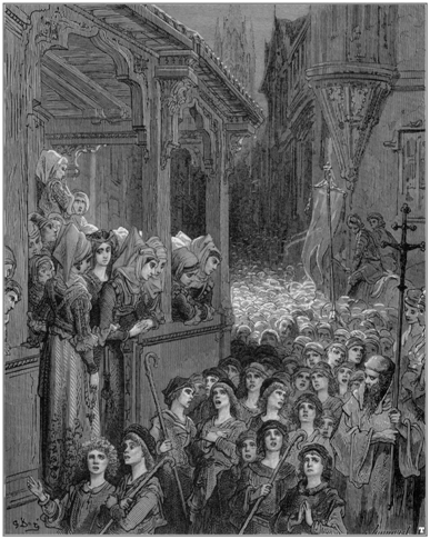 Г. Доре. Крестовый поход детей.