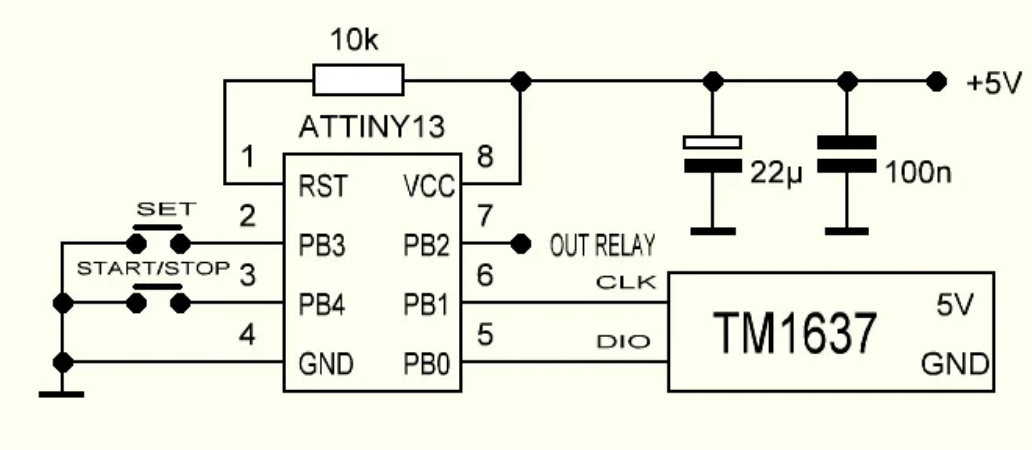 Схемы на attiny13 своими руками