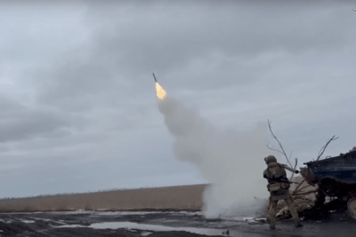    Кадры боевой работы зенитчиков морской пехоты Тихоокеанского флота под Угледаром ©Скриншот