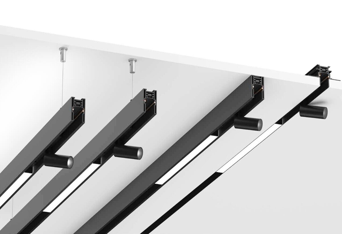 Трековые системы, различный монтаж