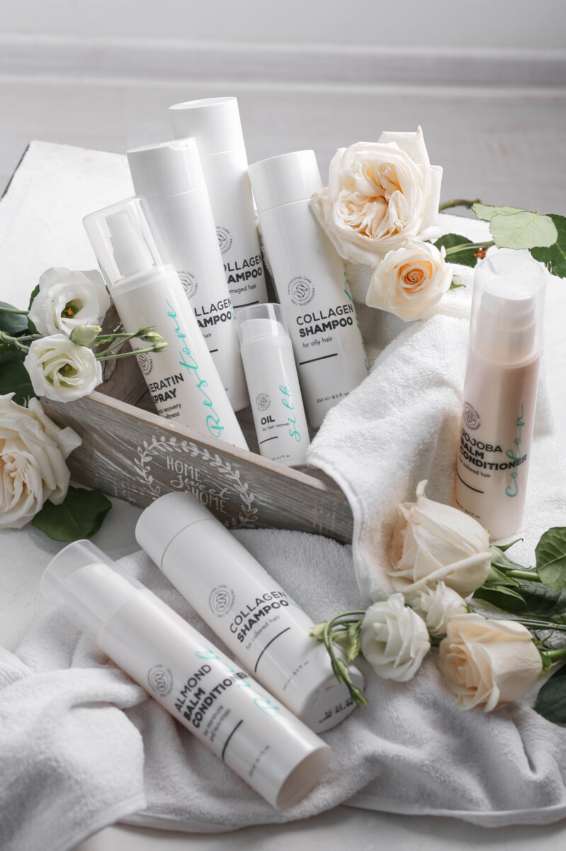 Линейка профессиональной косметике для волос. Быстро справиться с повреждеными волосами ускорит рост.