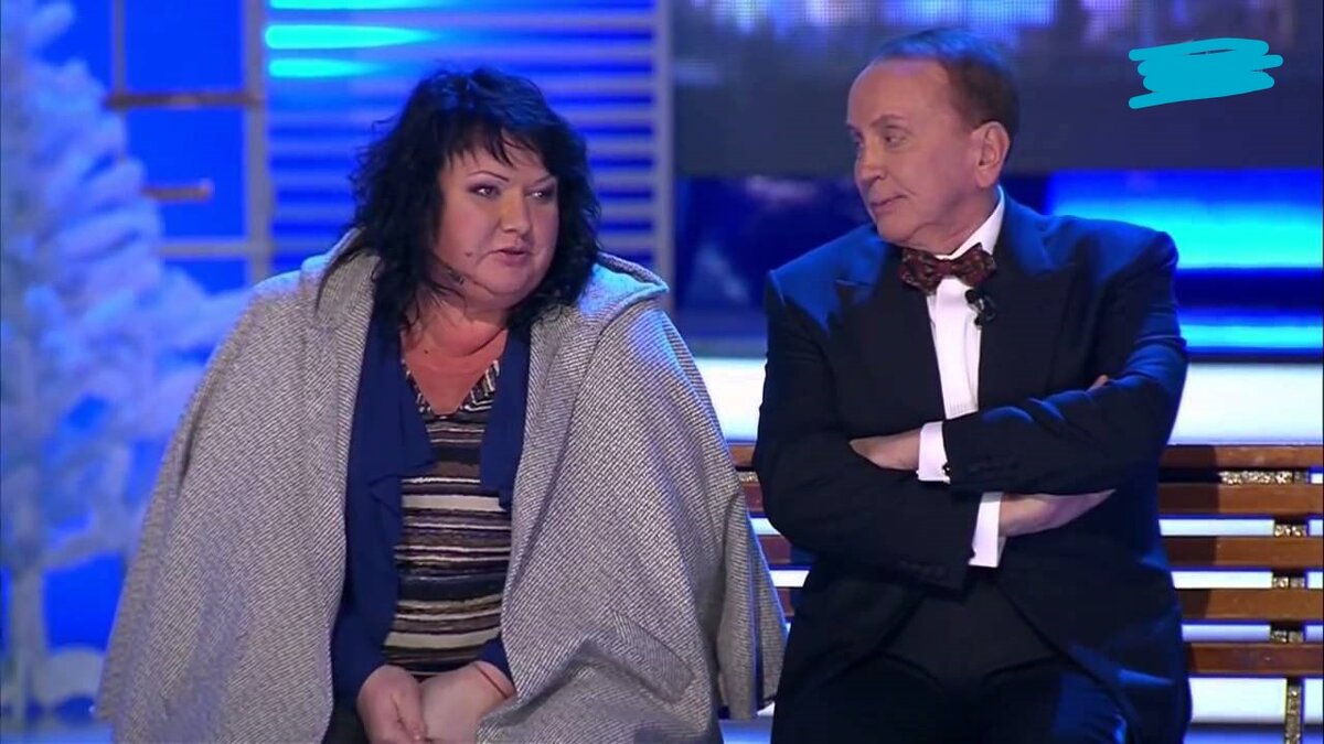 Кадр с концерта КВН высшей лиги Маслякова-старшего