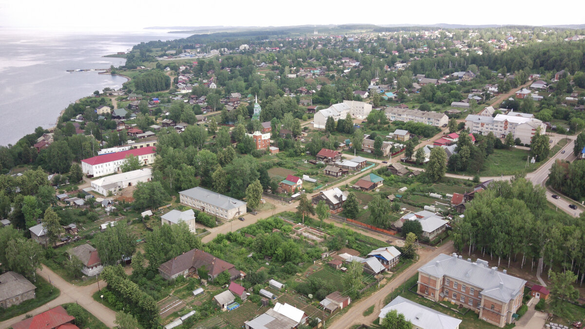 Историческая часть современного посёлка