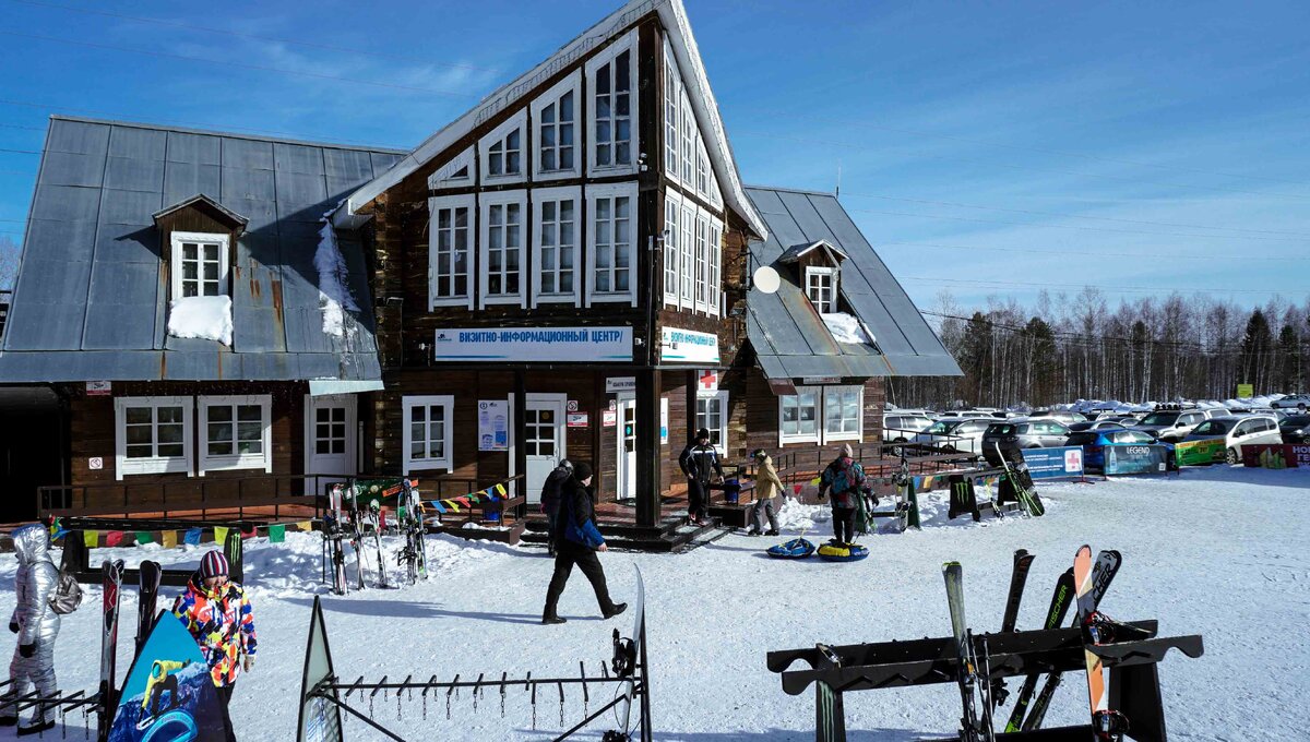 Гора Соболиная - главный горнолыжный курорт Восточной Сибири