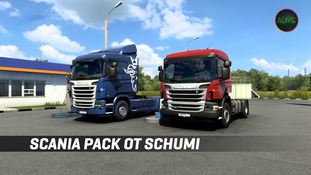 Scania Pack - Обзор мода для Euro Truck Simulator 2 1.46 | TheAlive55 | Дзен