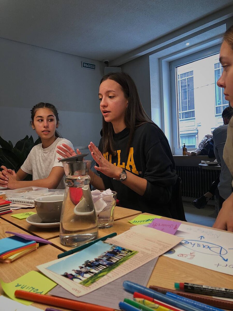 На моем разговорном клубе про путешествия