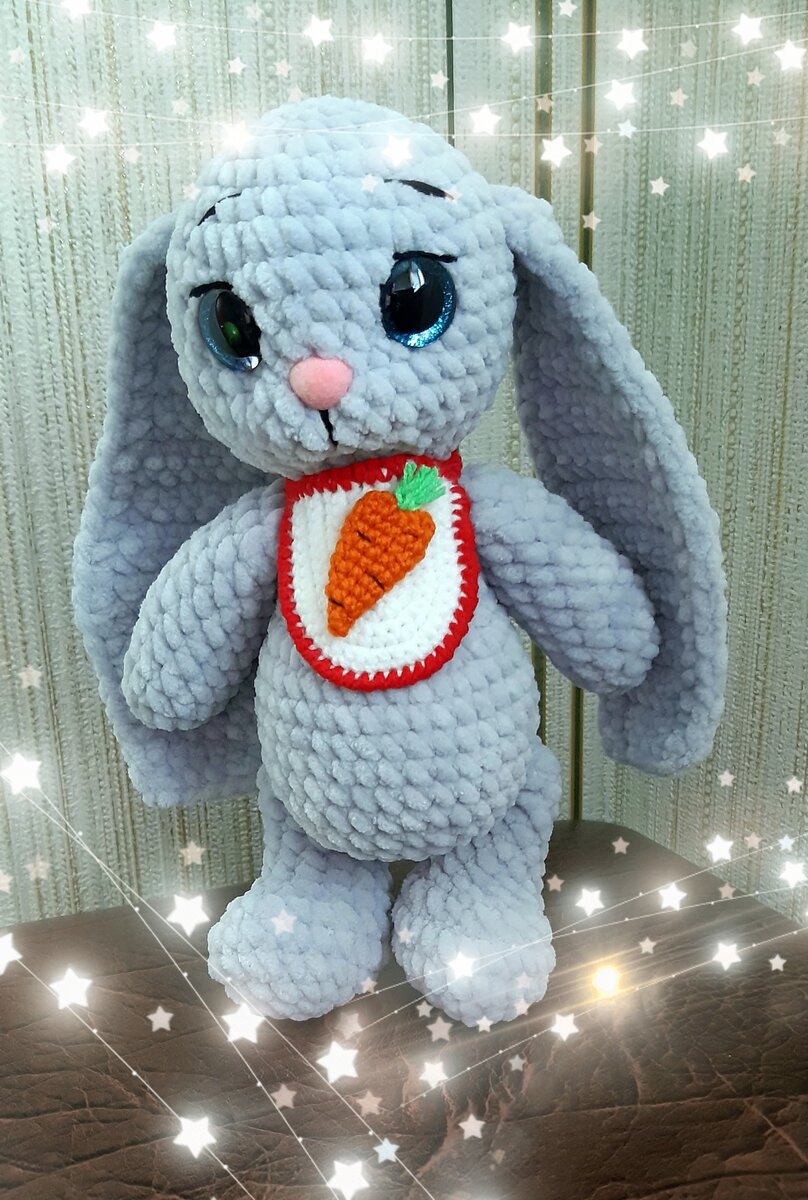 🐰Зайка крючком 🧶. Схема вязания игрушки. | Уголок Рукоделия. Вязание  крючком | Дзен