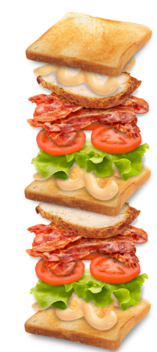 Классический вариант клаб сэндвича