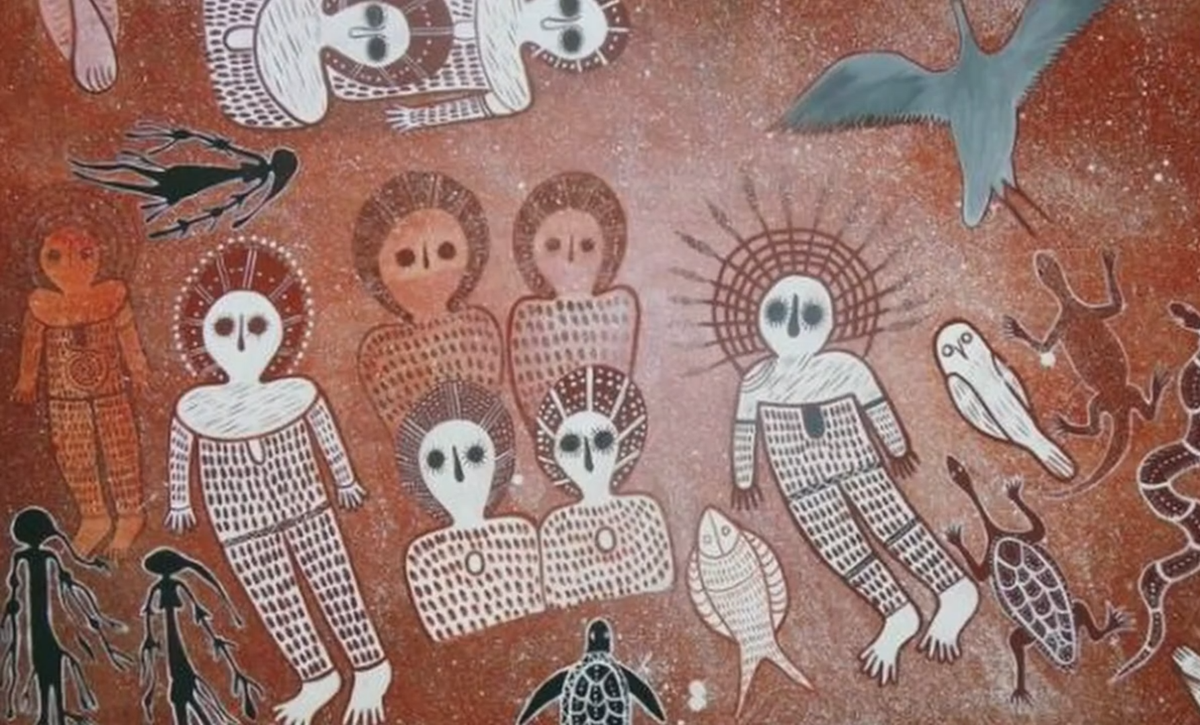 Наскальные рисунки в скафандрах