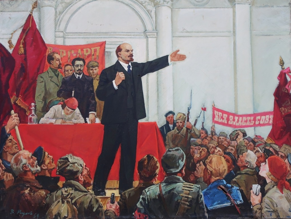 1929—1930 — «Ленин на трибуне»,. Обращение правительства к народу