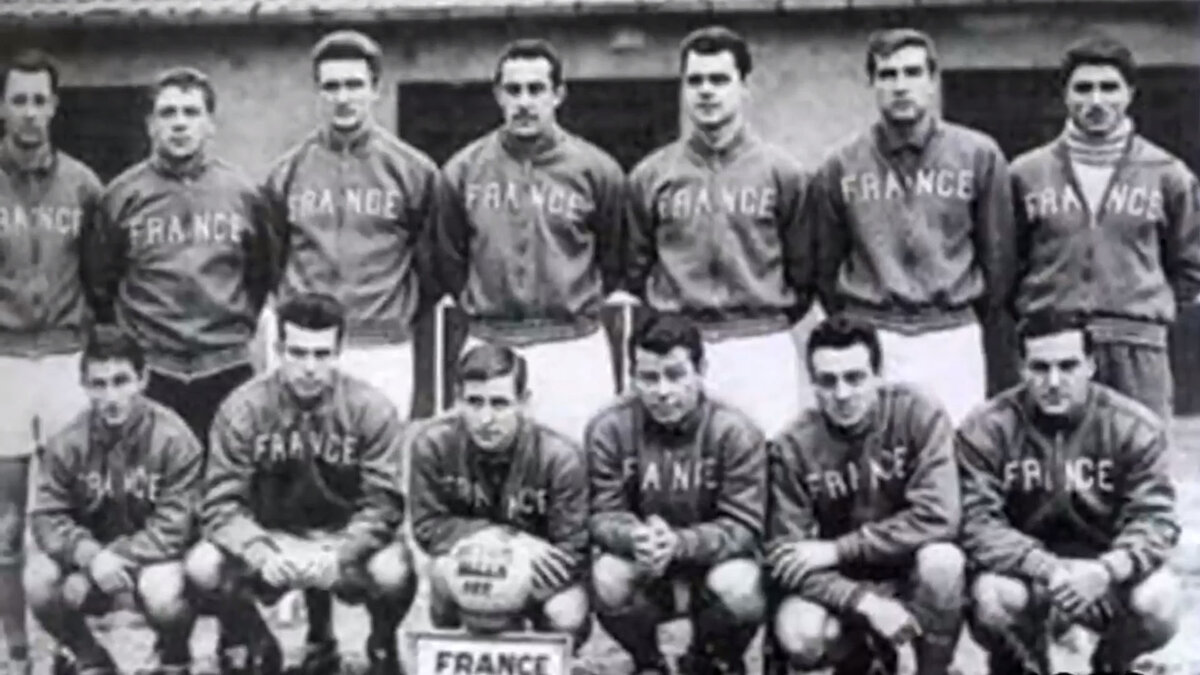 Fotografie francouzského národního týmu padesátých let