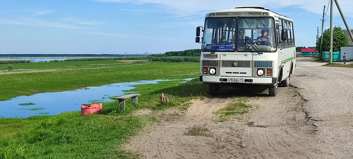 Доехать в Усть-Кожву можно на рейсовом автобусе