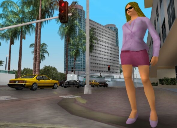 Изображение из GTA Vice City. Разработчик: Rockstar Games