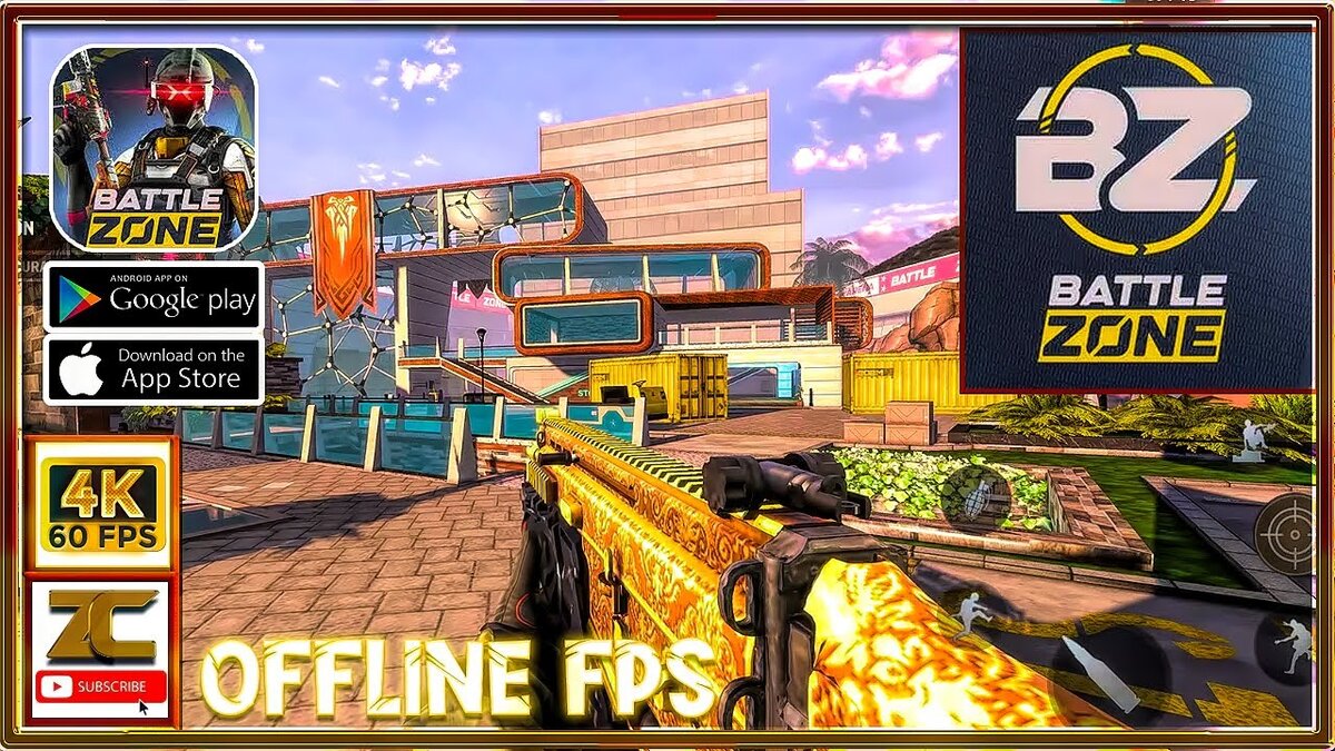 Готовый проект fps shooter мобайл юните Шутер BattleZone доступен на Android. Game Di. Дзен