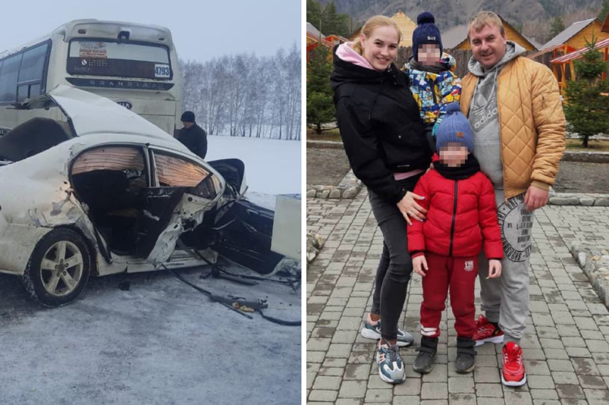 В семье умирают мальчики. В Новосибирске разбилась семья. Родители и трое детей погибших в аварии.