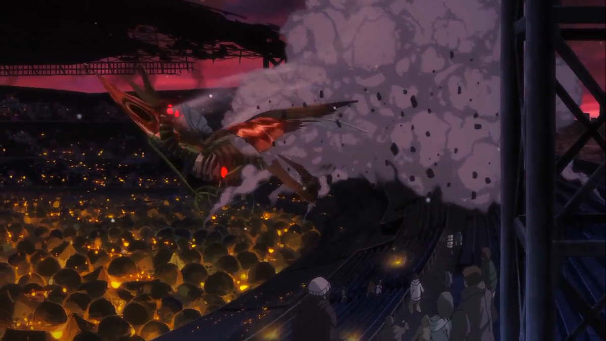 Гастрея напавшая на лагерь, в котором жил Рентаро. 